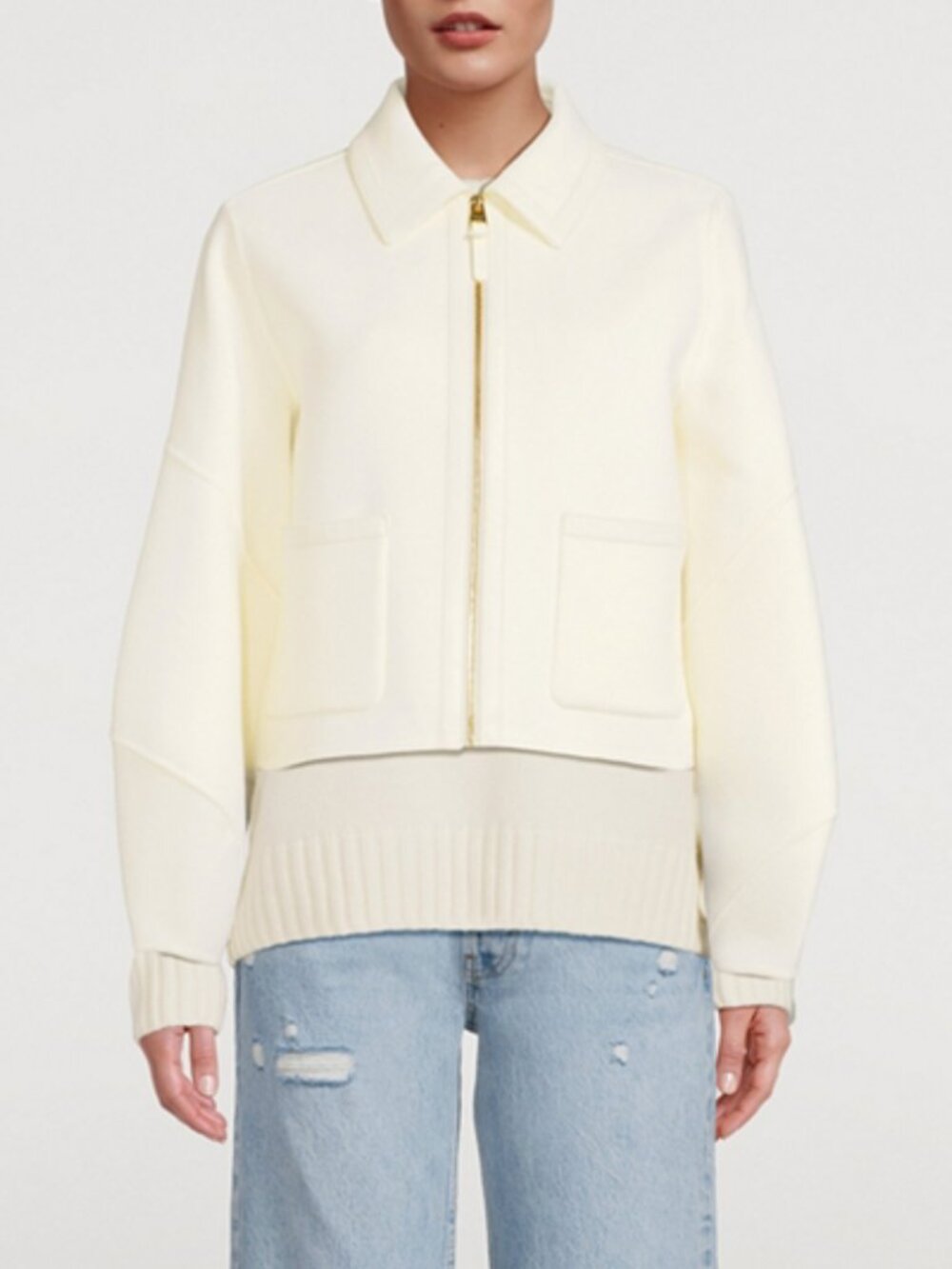Mackage Solana Double-Face Wool balloon sleeved short jacket, Size Medium - Picture 7 of 8
